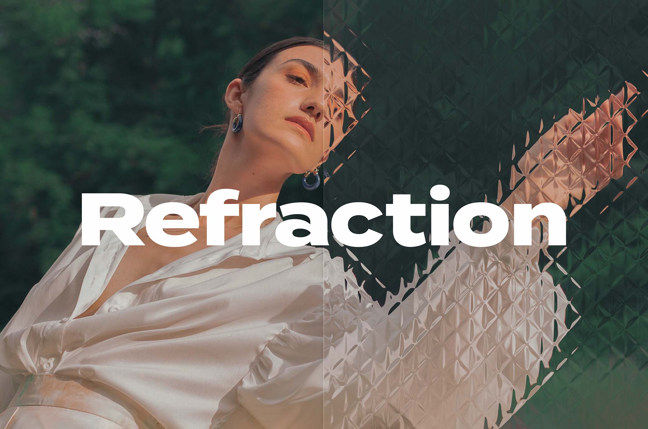 Patterned Glass Effect