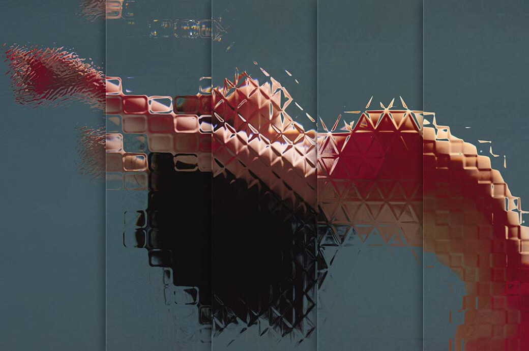 Patterned Glass Effect