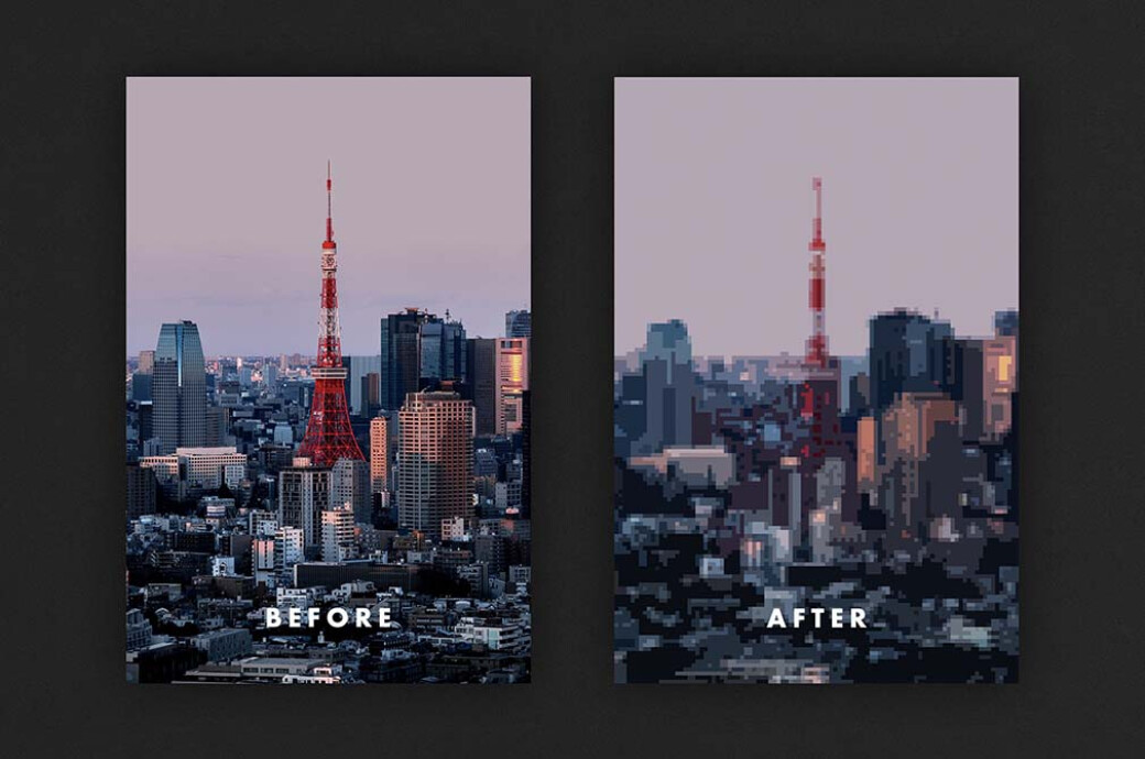 Pixels Photo Effect