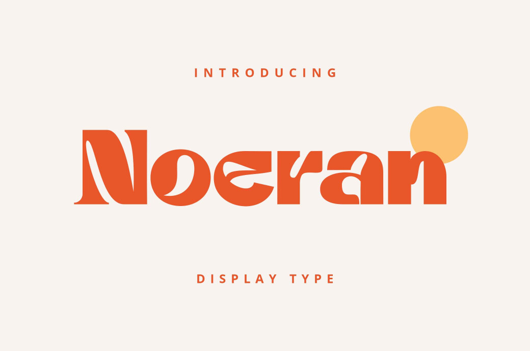 Noeran Display Font