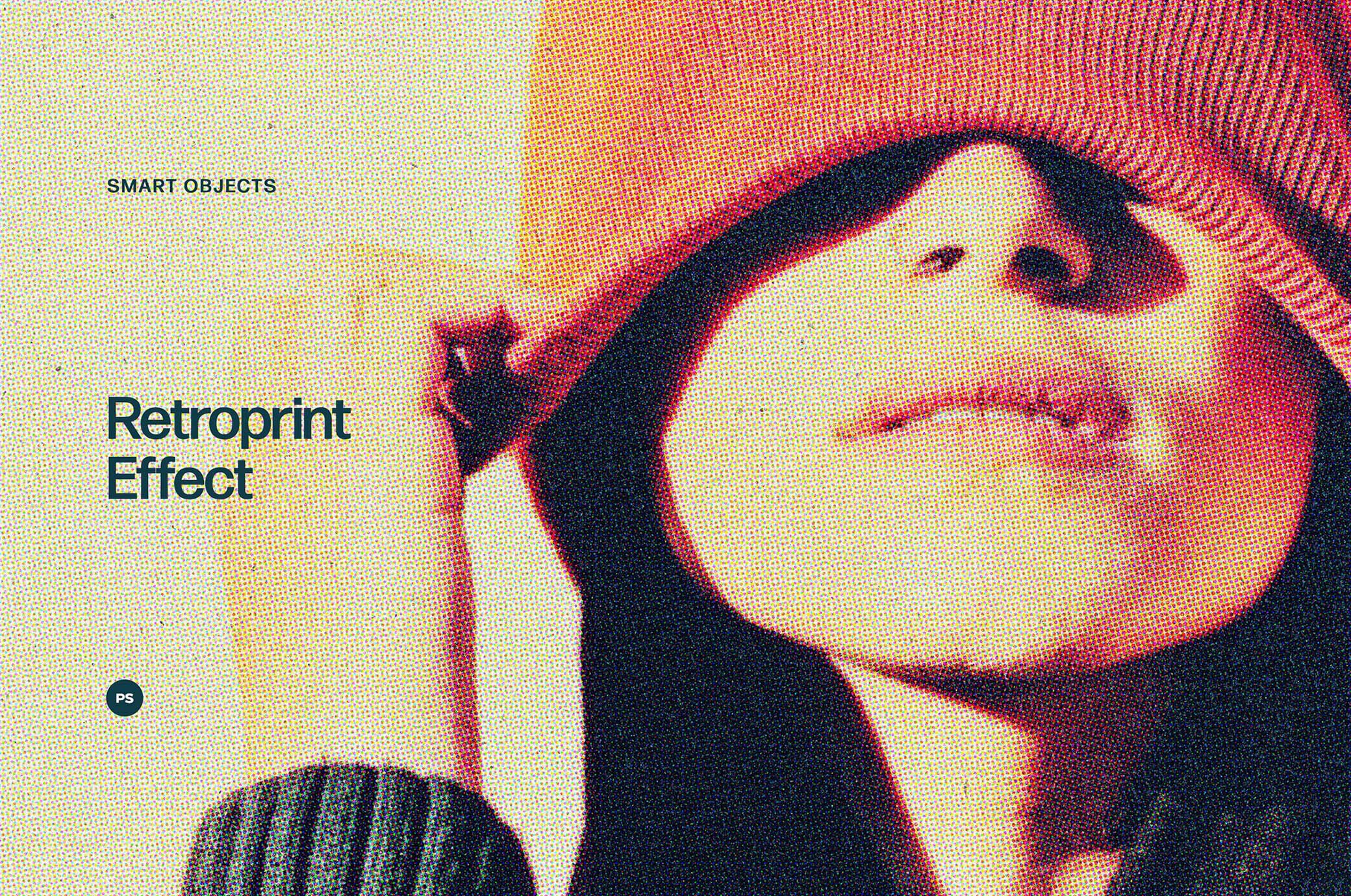 Retroprint Photo Effect