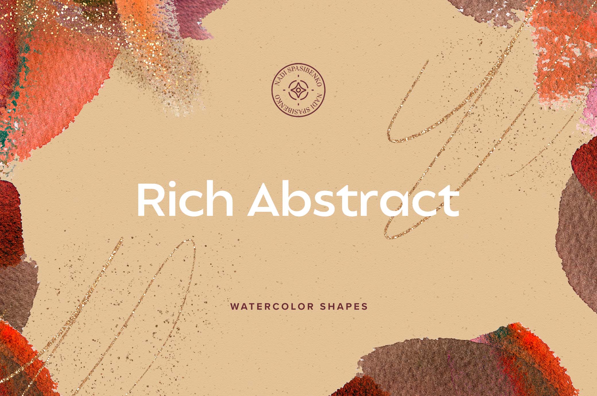 Rich Abstract Watercolors