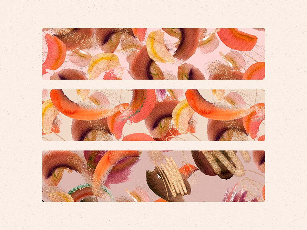 Rich Abstract Watercolors