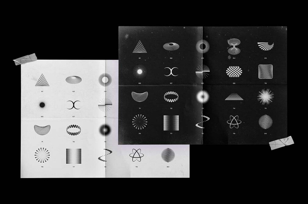 Geometric Shapes for Posters Vol.2