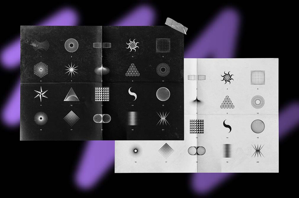 Geometric Shapes for Posters Vol.1