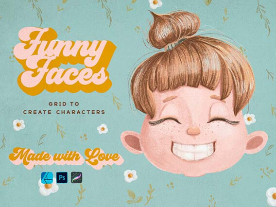 Kids Grids Creator: Procreate Brushes