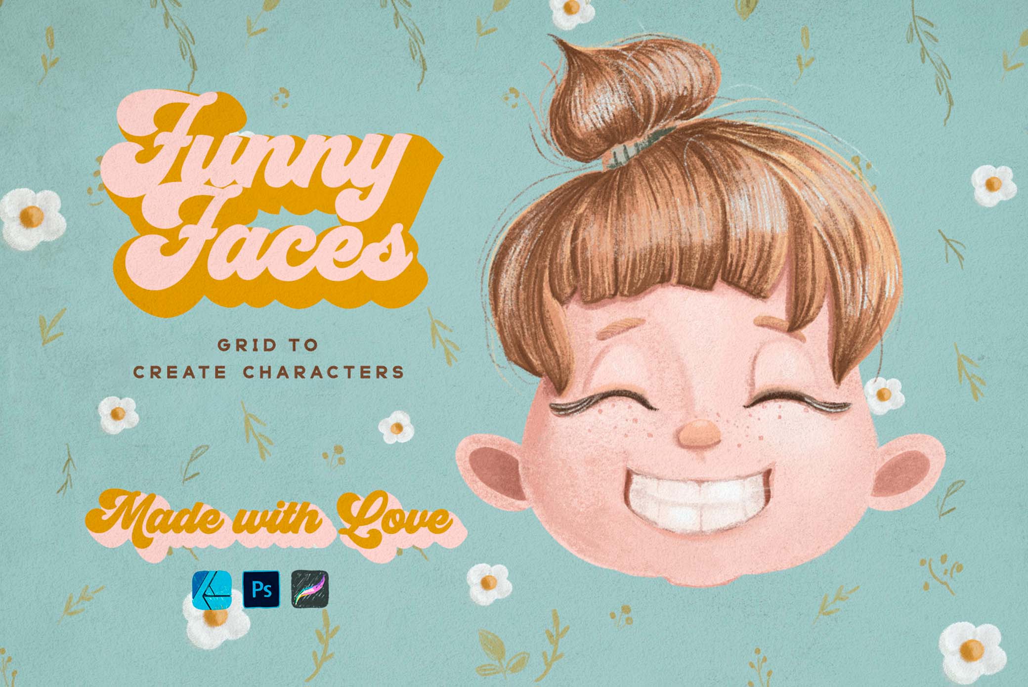 Kids Grids Creator: Procreate Brushes