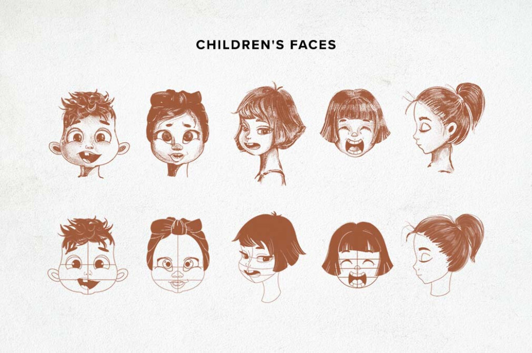 Kids Grids Creator: Procreate Brushes