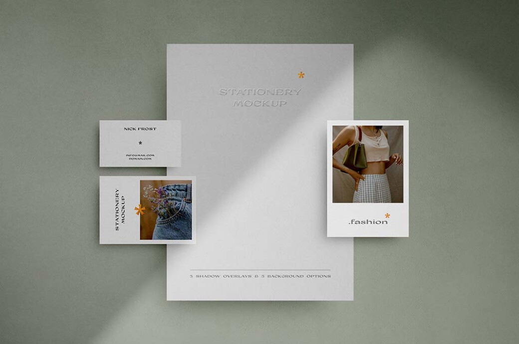 Chic Stationery Mockup