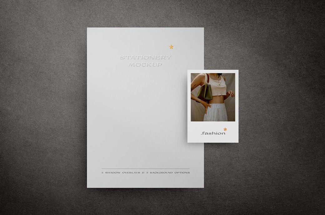 Chic Stationery Mockup