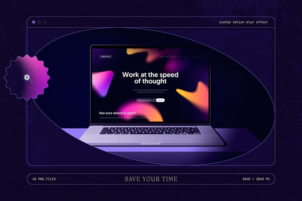 Blurry Gradient Shapes