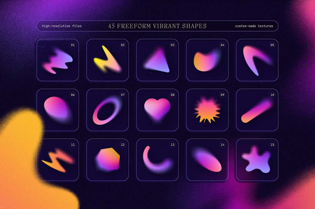 Blurry Gradient Shapes