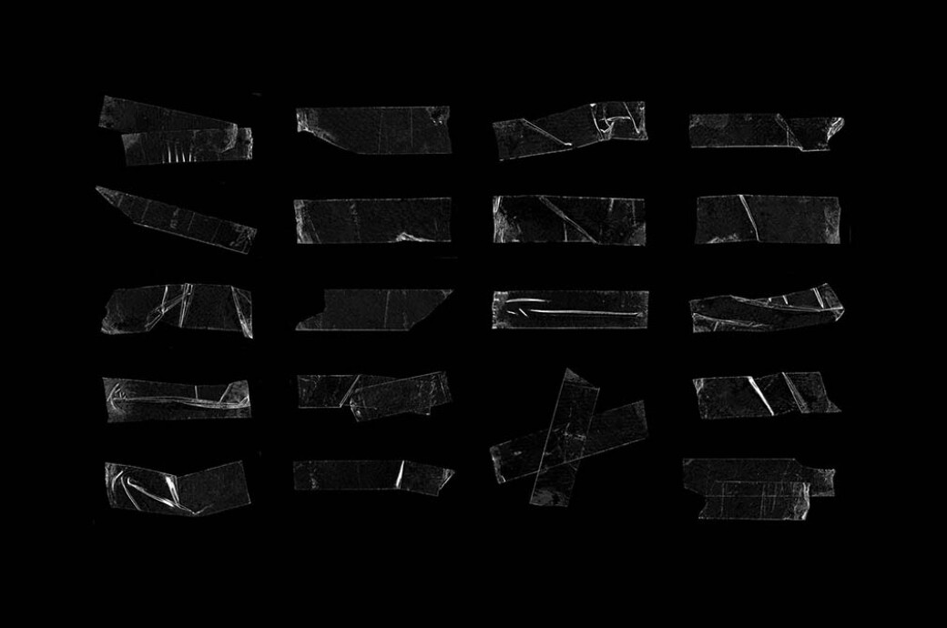 Transparent Plastic Tapes Clipart