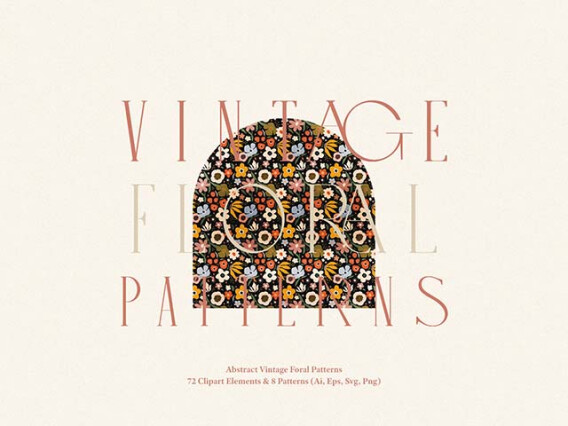 Vintage Flower Patterns