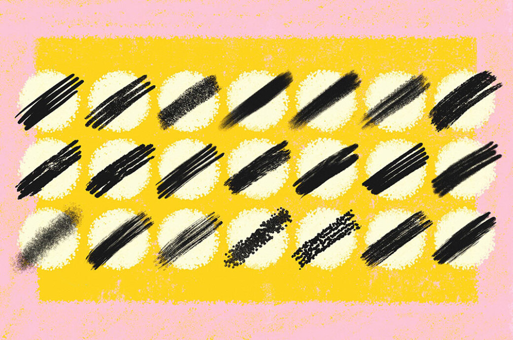 Crayon and Pencil Procreate Brushes