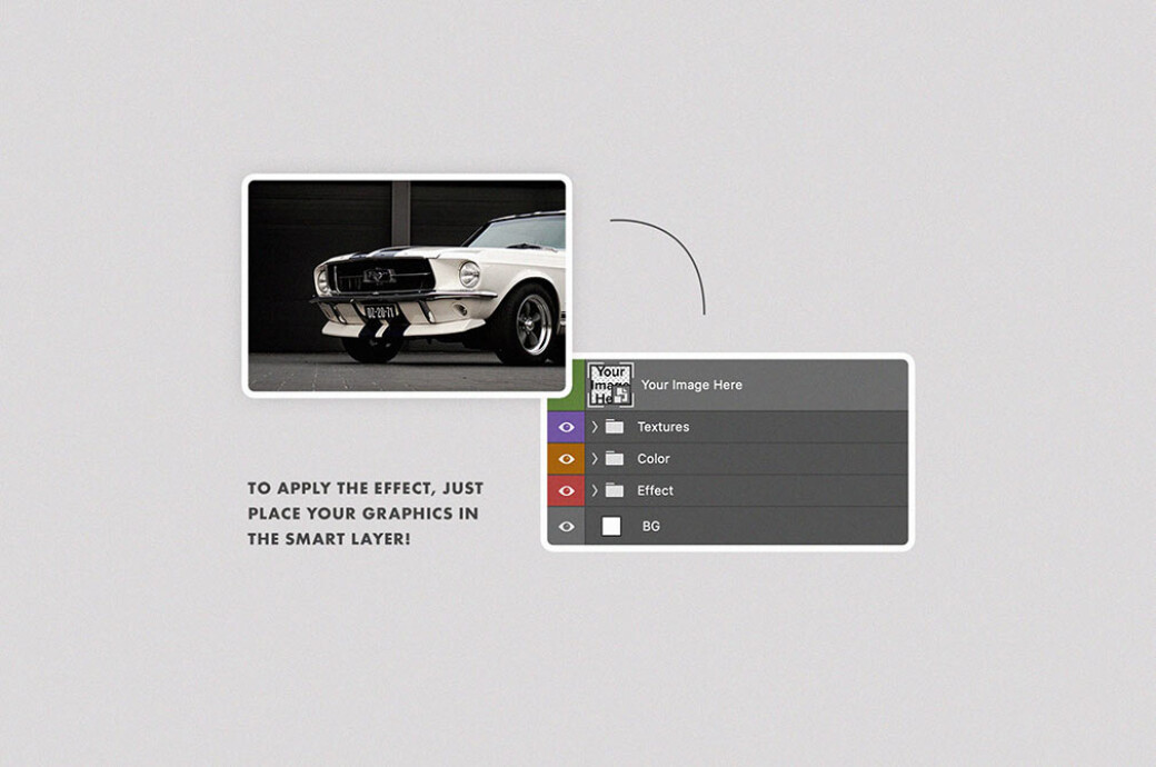 TV Noise Photo Effect