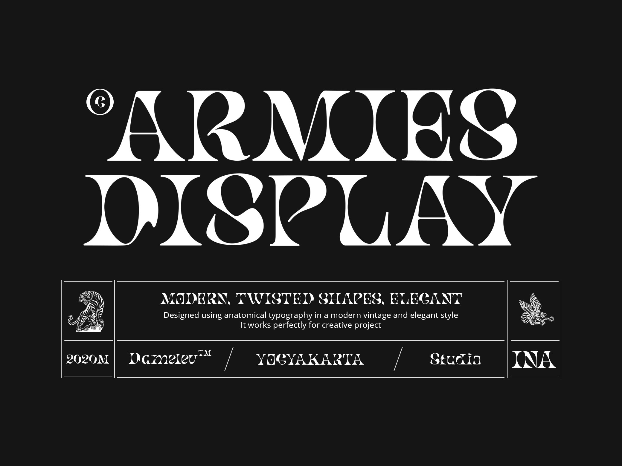 Armies Display Font