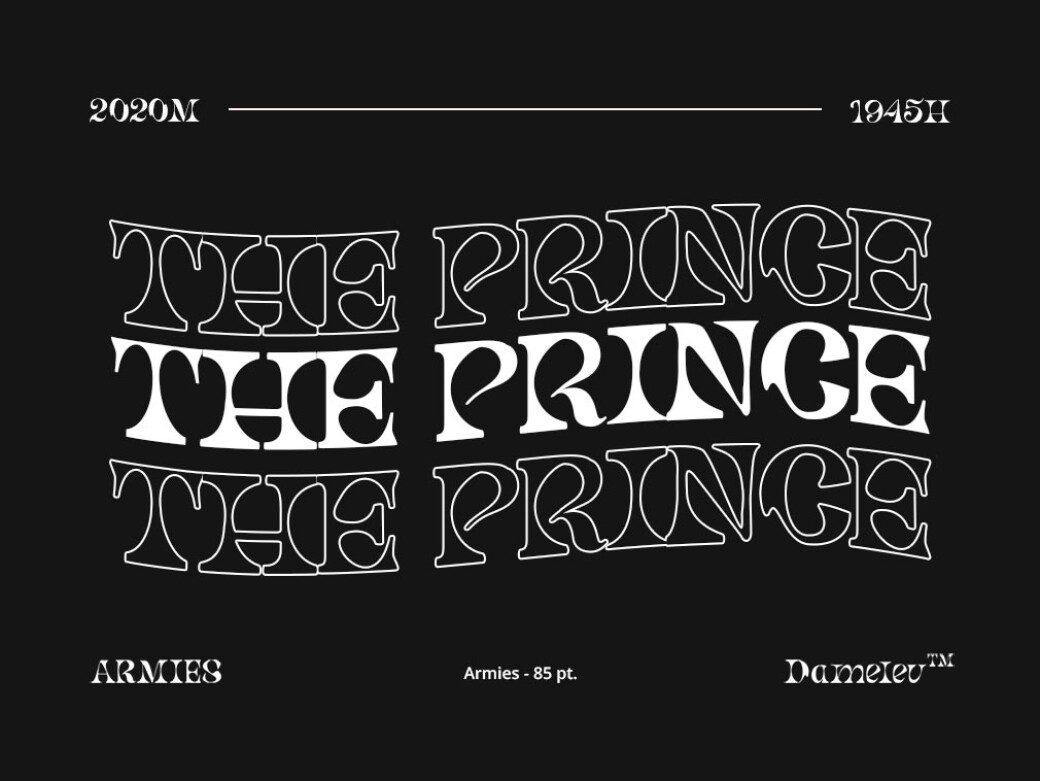 Armies Display Font