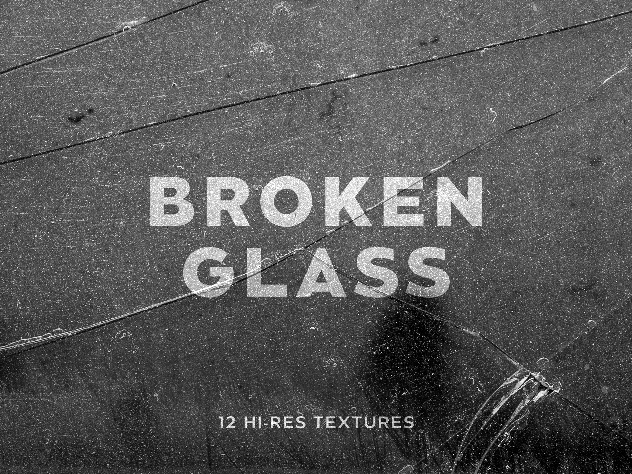 Dirty Broken Glass Textures