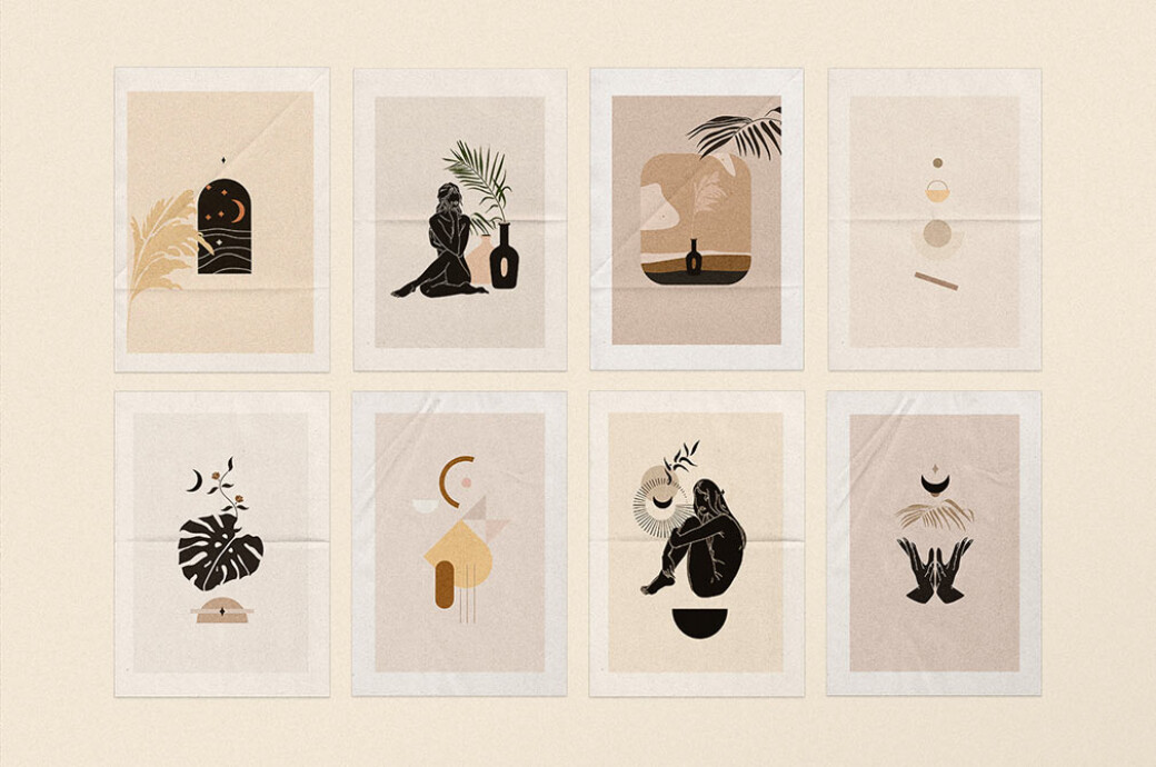 Solar Balance Vector Graphics