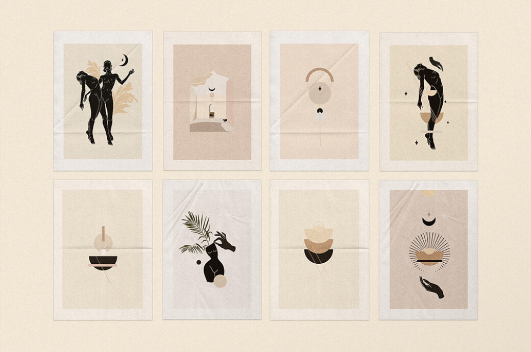 Solar Balance Vector Graphics