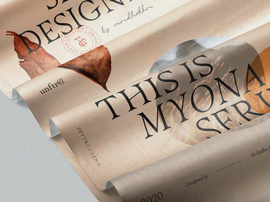 Myona Serif & Elfani Script Fonts