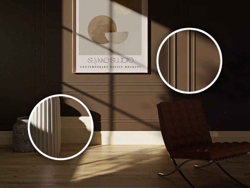 Animated Framed Poster Mockup Scenes