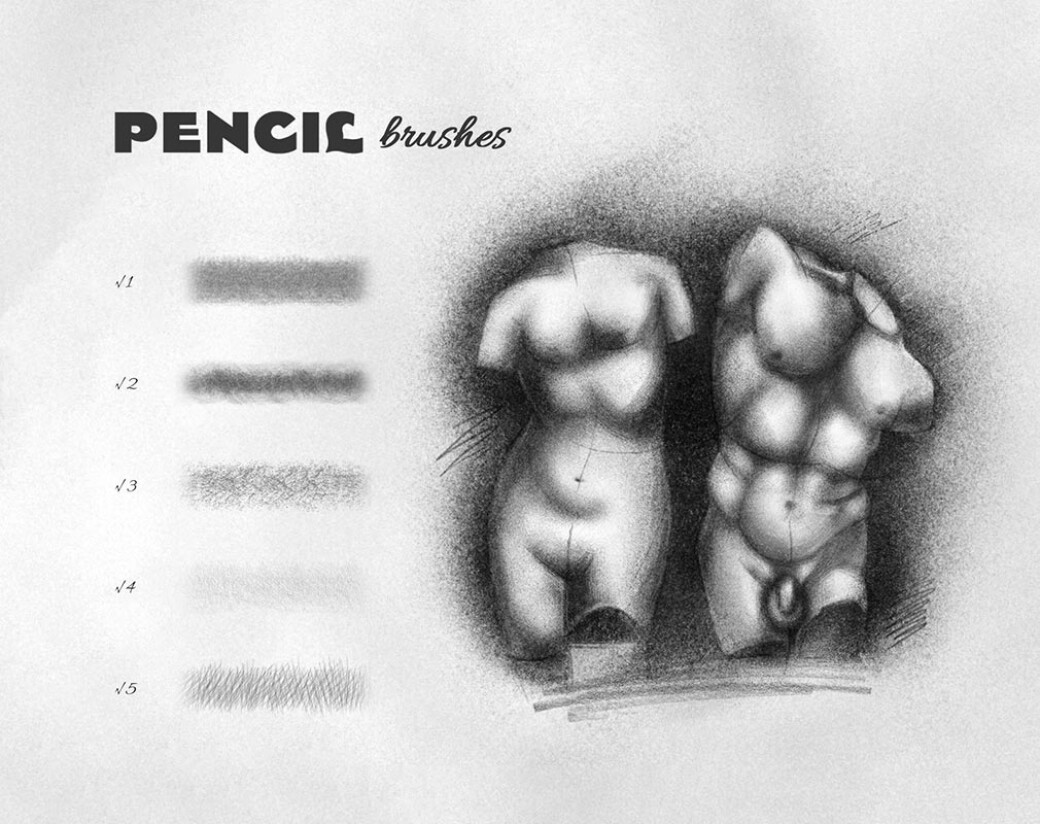 Graphite Pencil Procreate Brushes