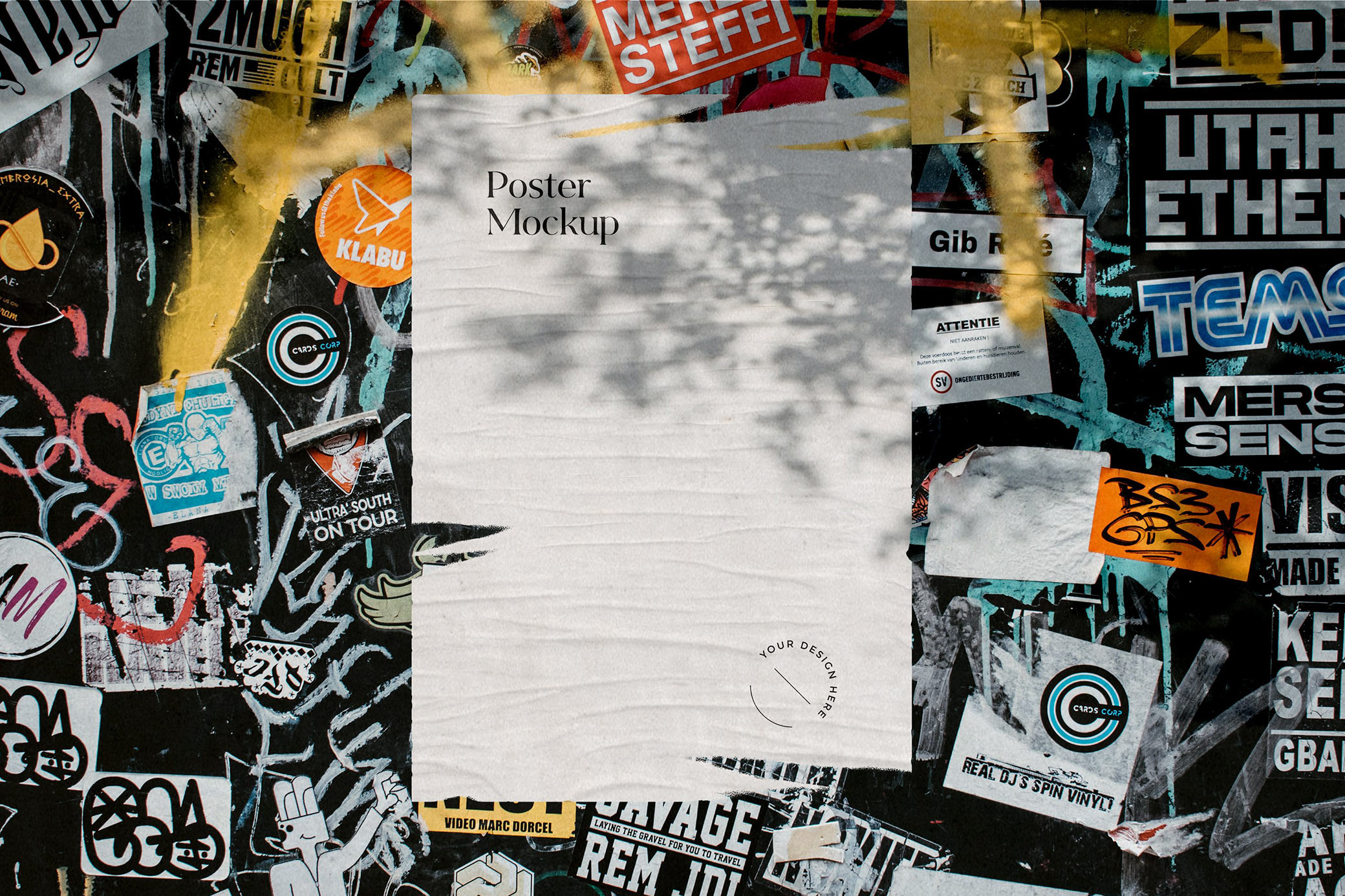 Torn Poster Mockup Scenes