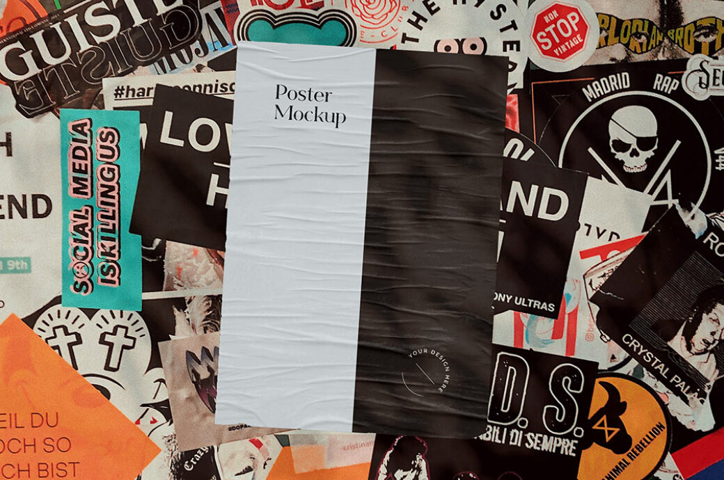 Torn Poster Mockup Scenes