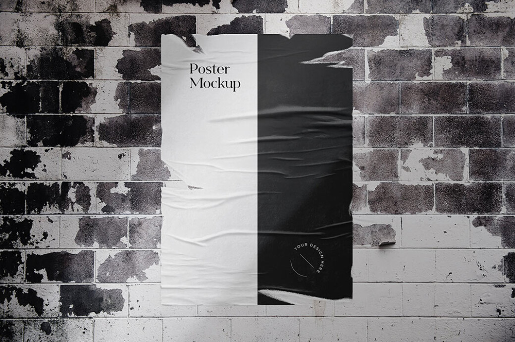 Torn Poster Mockup Scenes