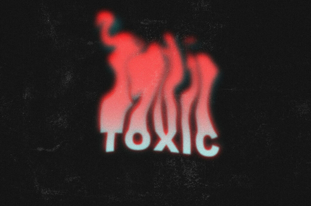 Toxic Flames Text Effect