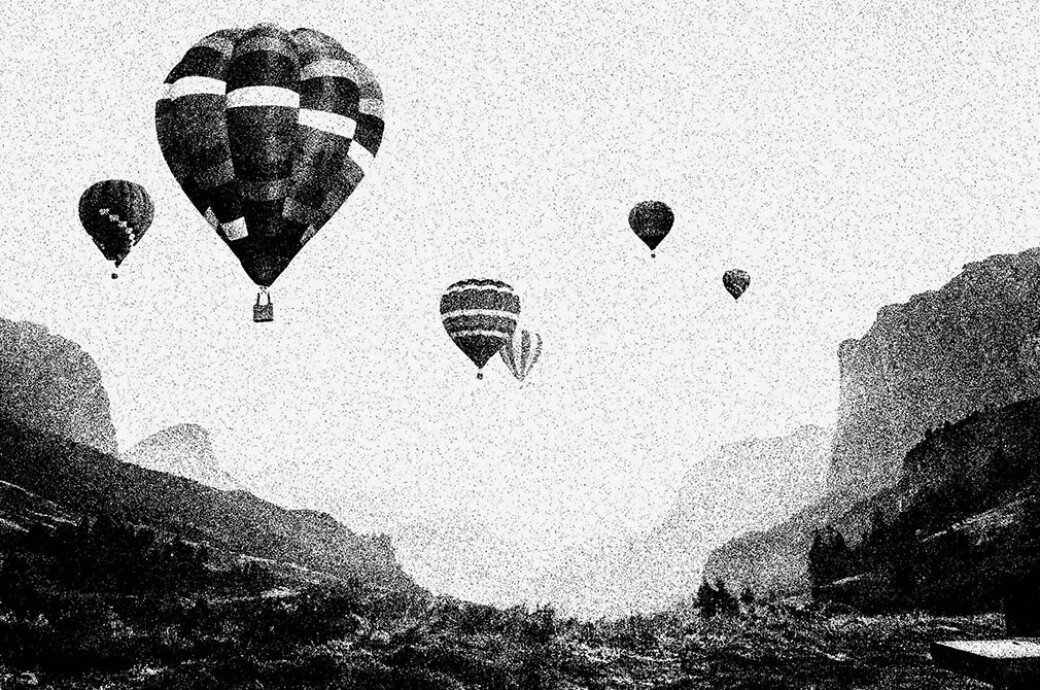 Risograph Grain Photo Effect