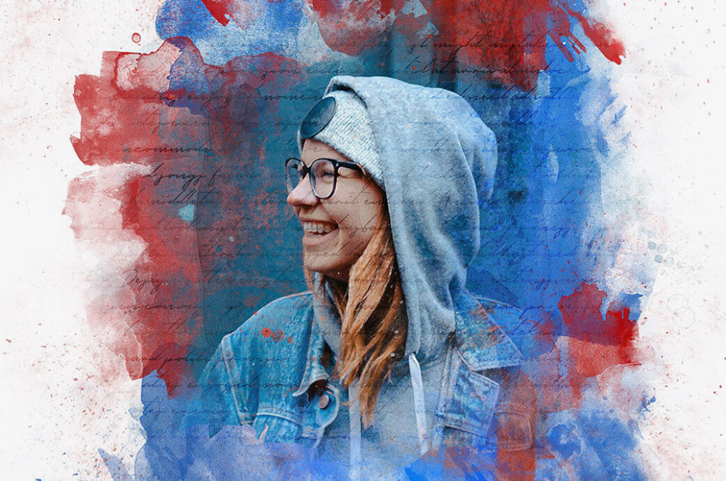 Mixed Art Photo Effect