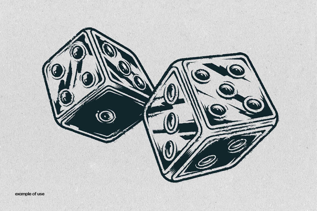 Grunge Print Photoshop Effect