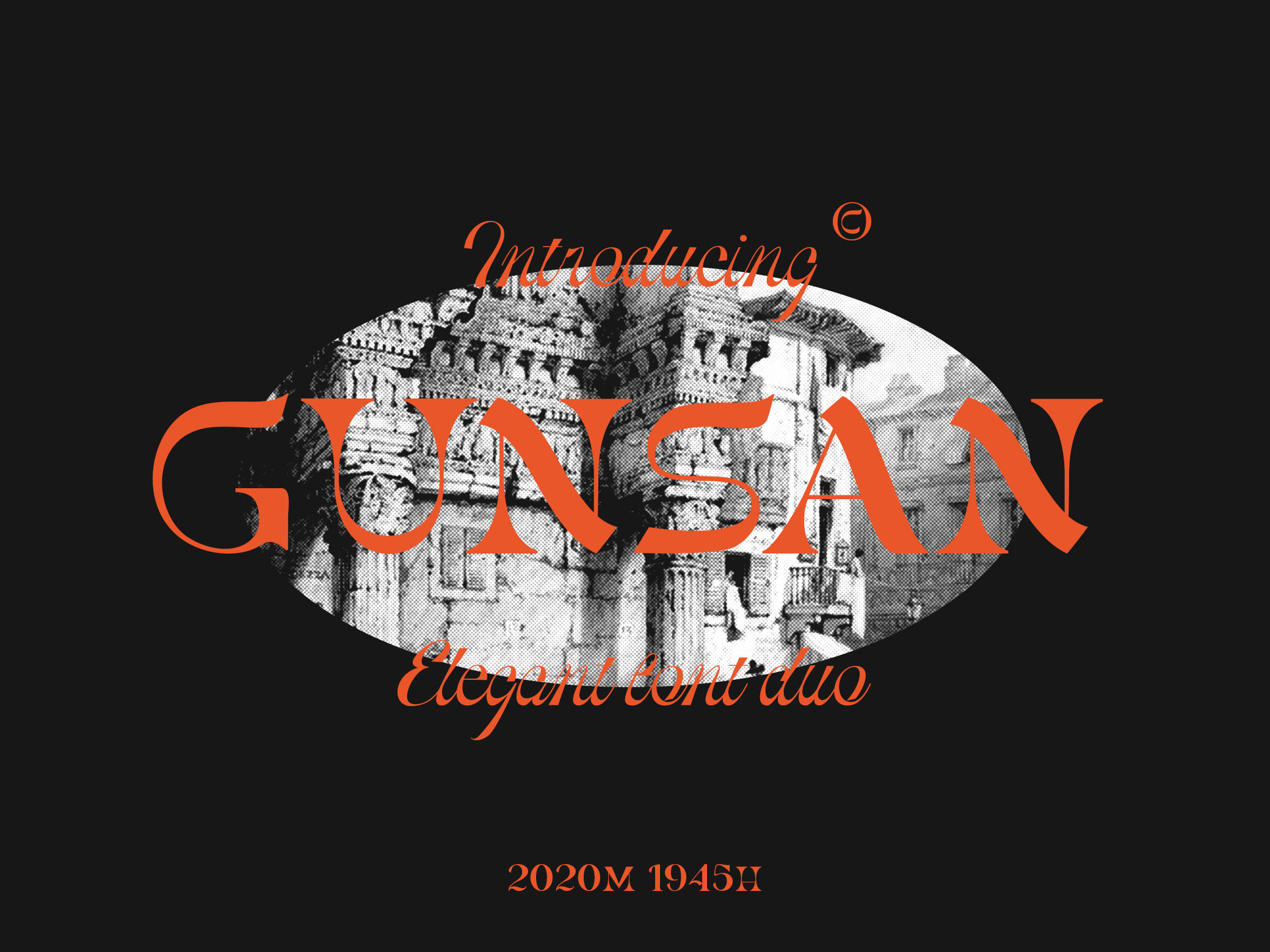 Gunsan Display Font