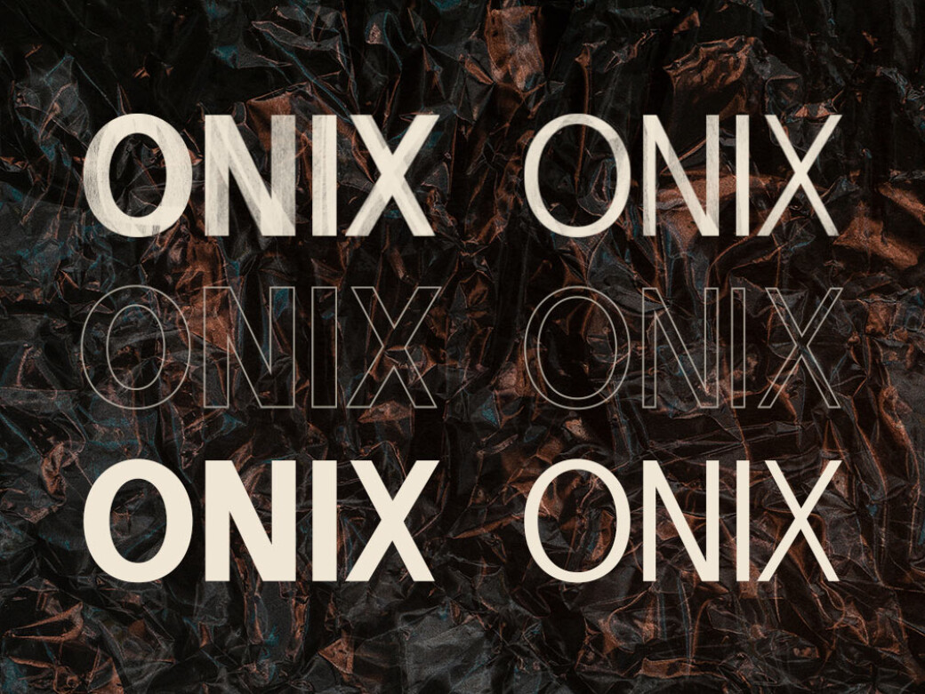 ONIX Hand-Painted SVG Font