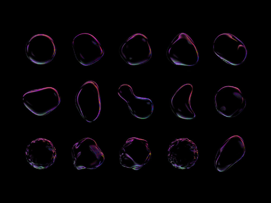 Transparent Soap Bubbles