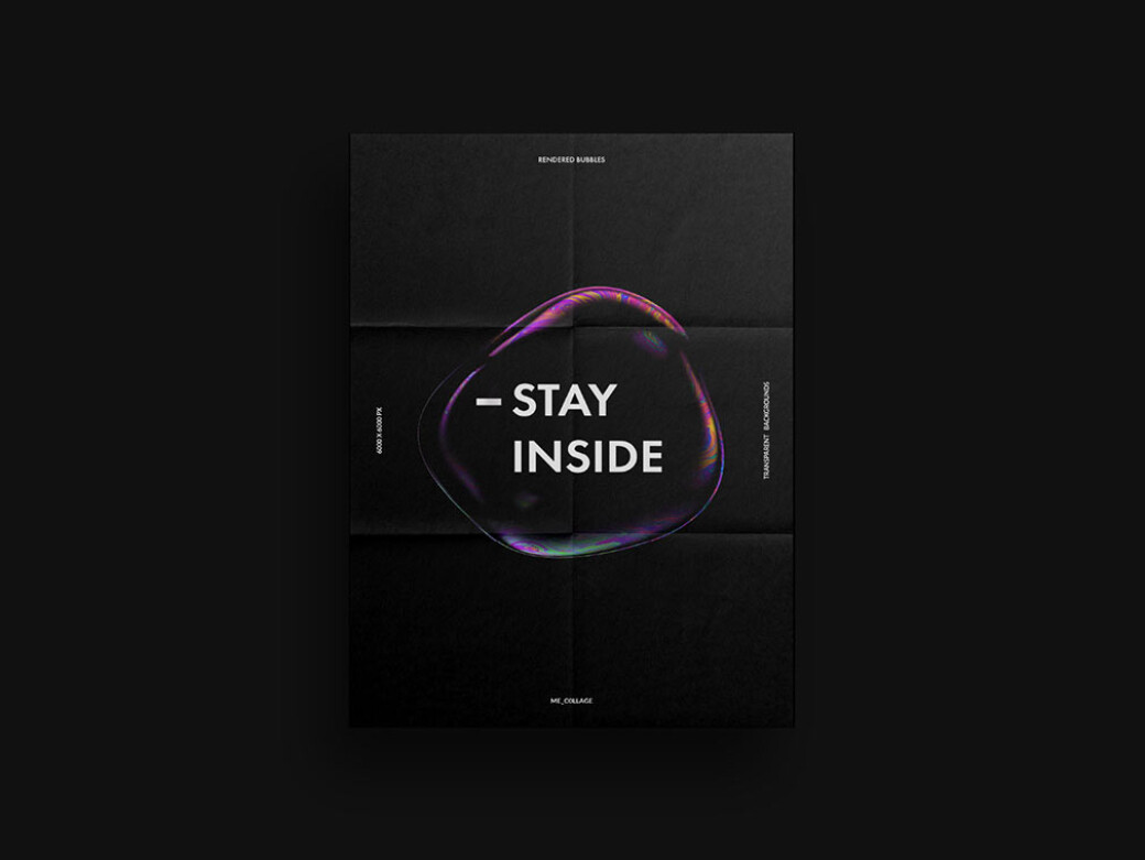 Transparent Soap Bubbles