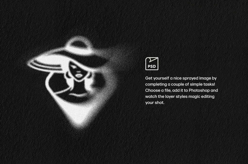 Spray Stencil Layer Style