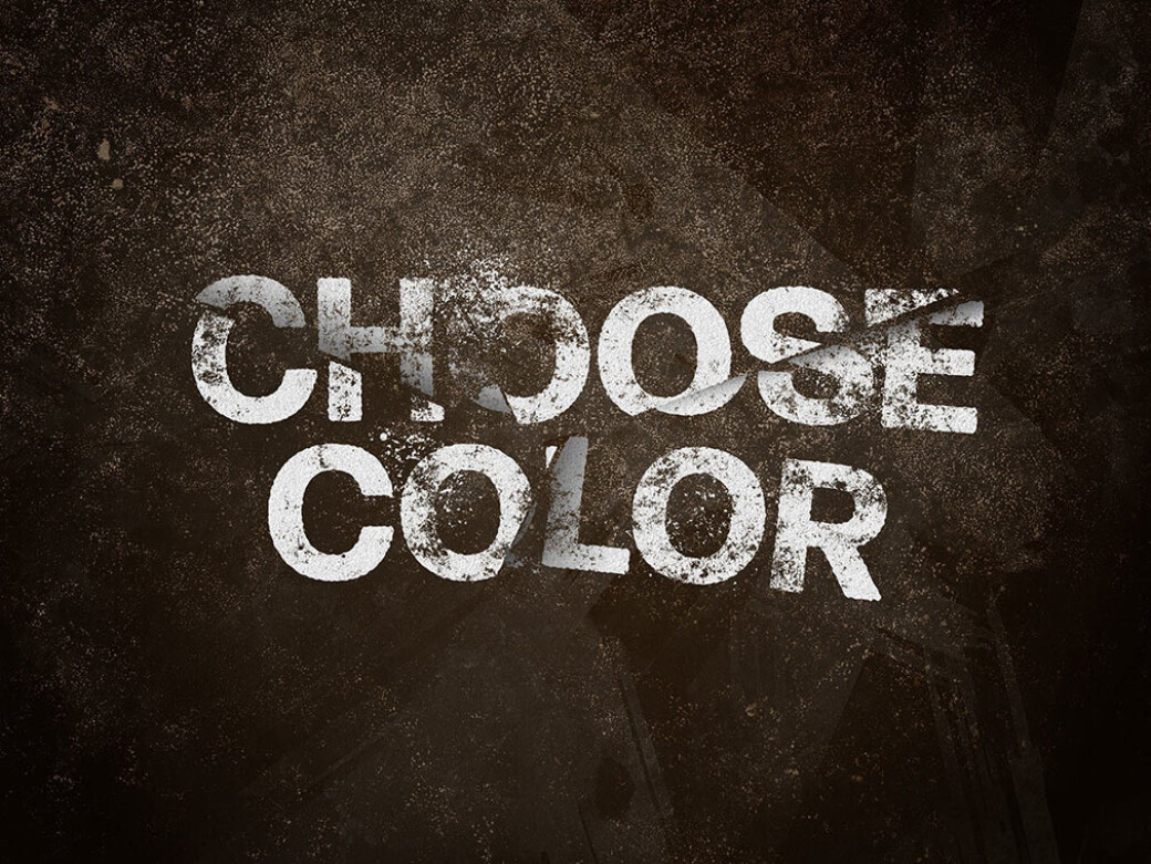 Broken Text Photoshop Effect