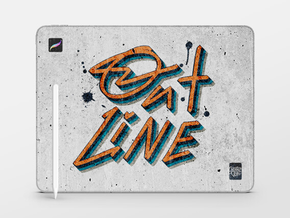 Outline Procreate Brushes