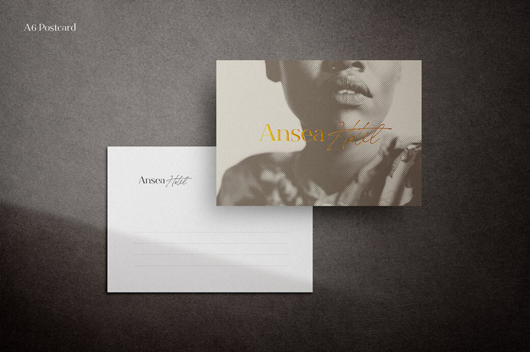 Souvenir Postcard Mockup