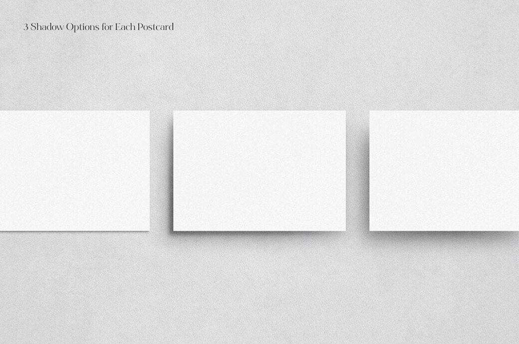 Souvenir Postcard Mockup