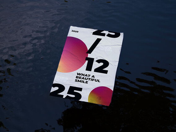 Soaking Poster Mockup