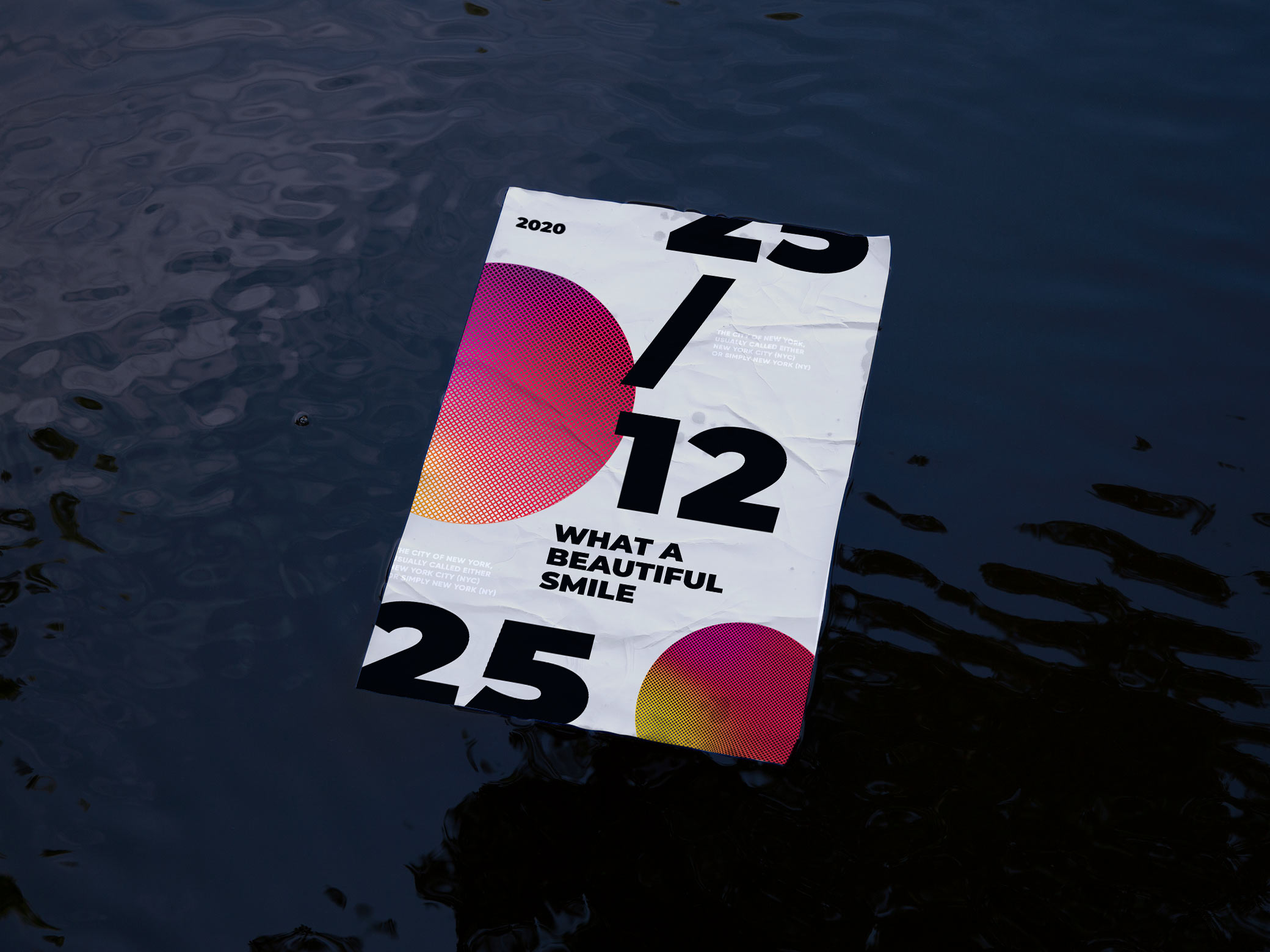 Soaking Poster Mockup