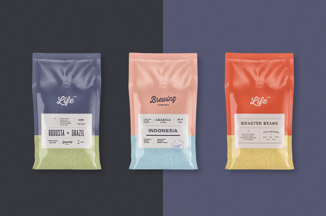 Coffee Bag Mockup Set