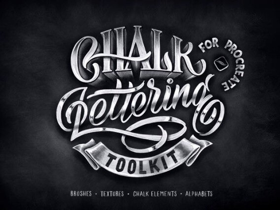 Chalk Lettering Procreate Brushes