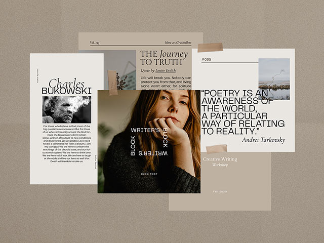 Writers Instagram Templates
