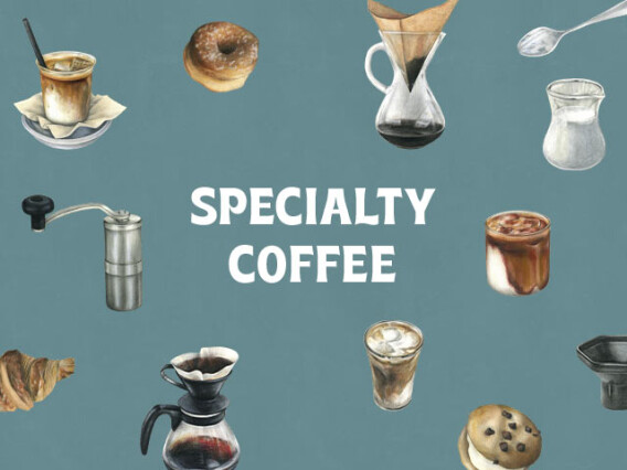 Specialty Coffee Watercolor Set